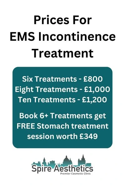 EMS Incontinence Treatment Prices Newark on Trent